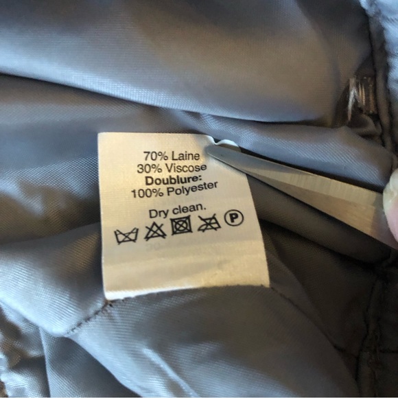 J. Crew Factory The Pencil Skirt Gray Wool Blend With Zipper Front - Picture 13 of 15